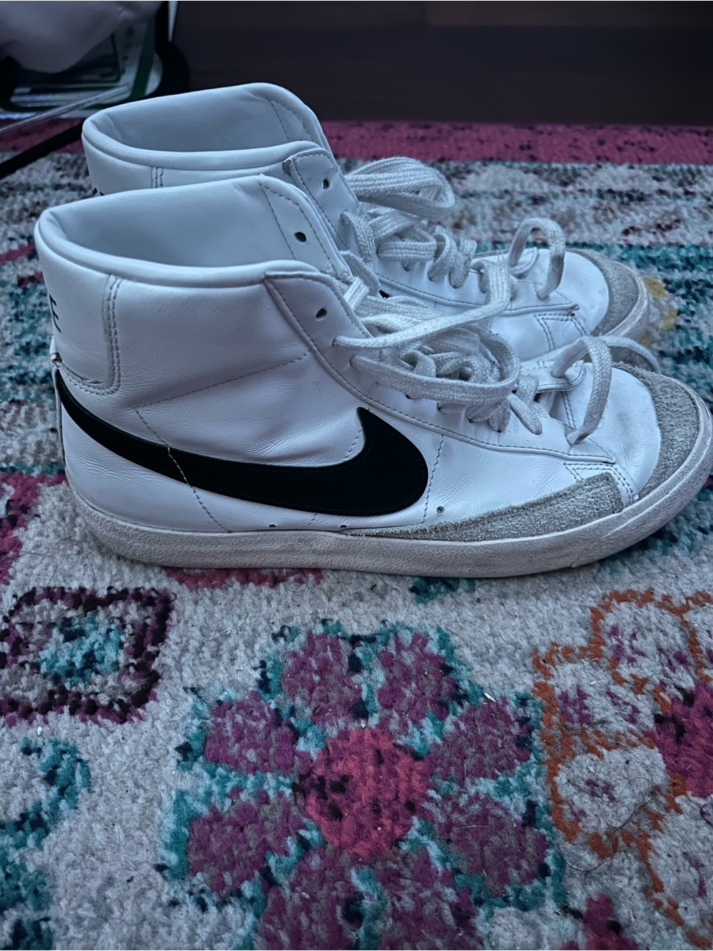 Nike Blazer Mid ‘77 Vintage Black and White Sneakers